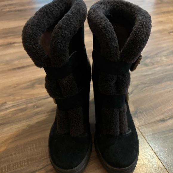 See by Cloe Sheerling Lined Sued Boots Size 7 - Picture 3 of 4